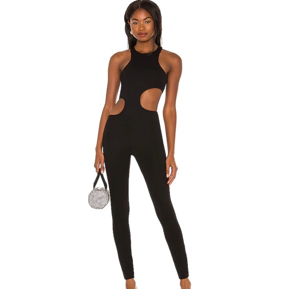 h:ours Pants - h:ours Selina Catsuit in Black M